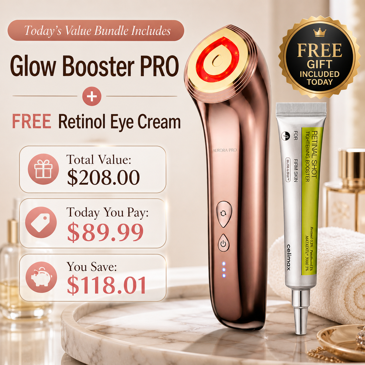 Glow Booster PRO Anti-Aging Facial Device