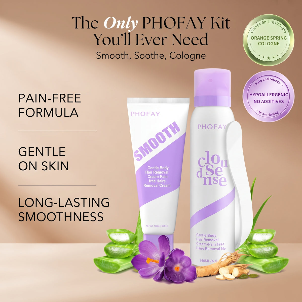 Smooth and Fine Skin Hair Removal Set